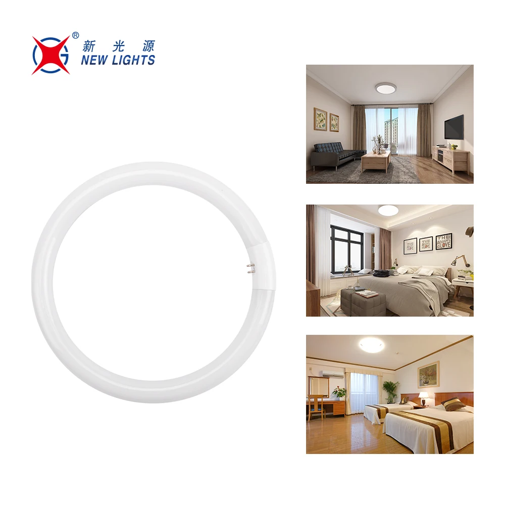 China Factory Hot Sell 110V 230V 16W-40W GR8 GR10Q T4 2D T9 Circular Fluorescent Tube
