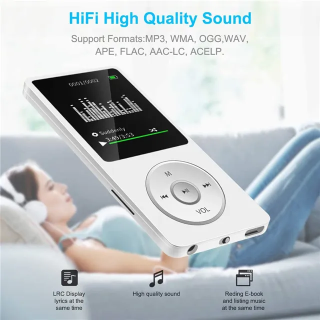  Скачать mp3 плеер dj MP3 song Lossless 8 Гб Hifi Портативный аудиоплеер с FM-радио электронной книгой
