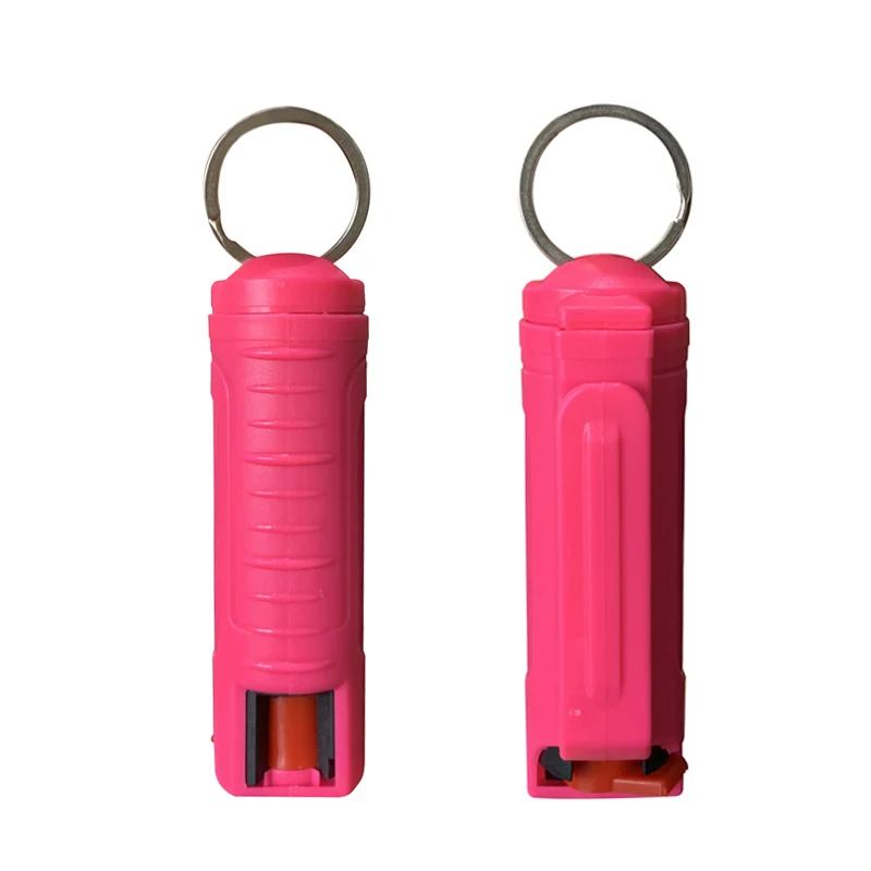 keychain Cases Holder Mini Self-defense Pepper Spray Equipment Mini Refillable