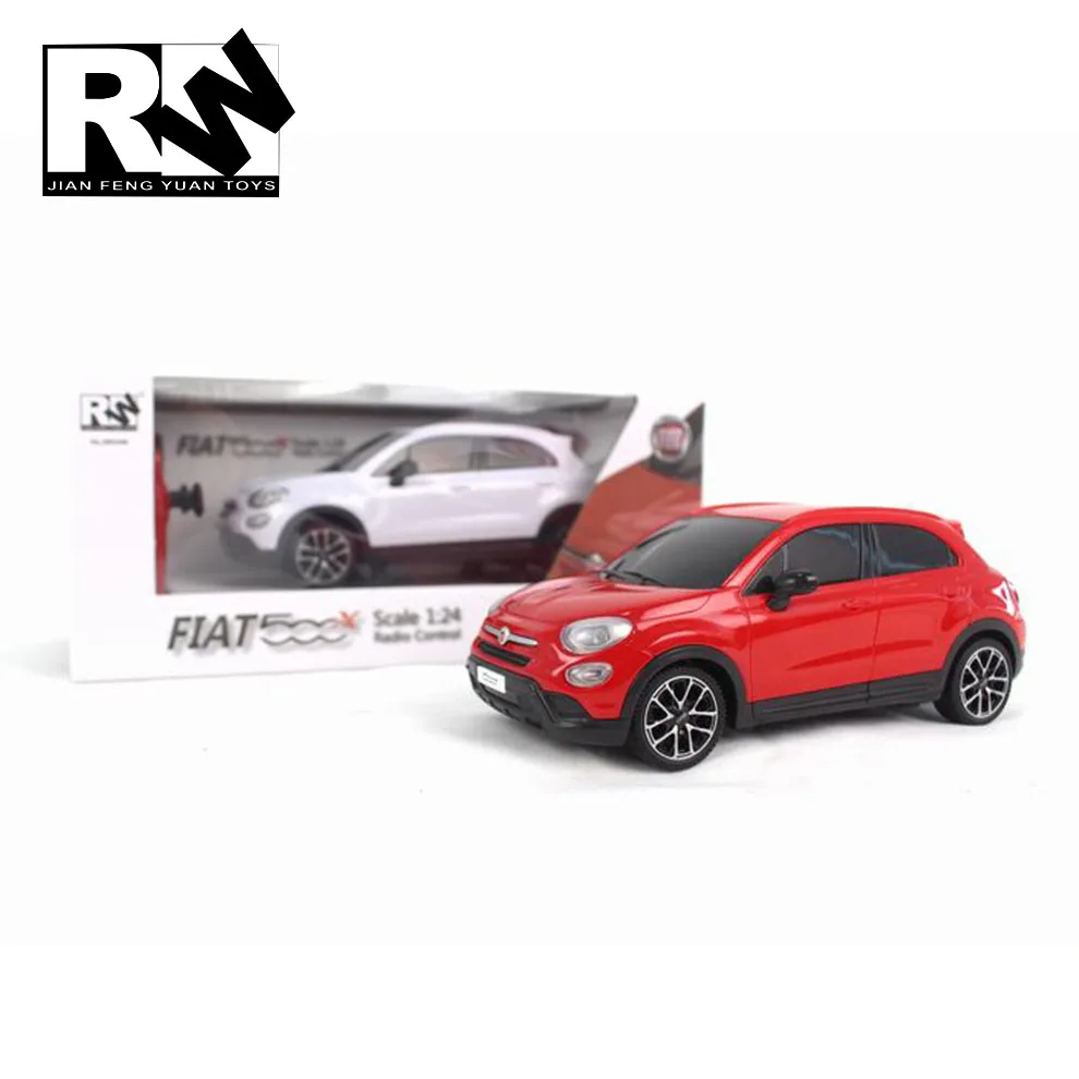 1/24 Scale Model RW Licensed Fiat 500X Radio Control Car Toy For Girls