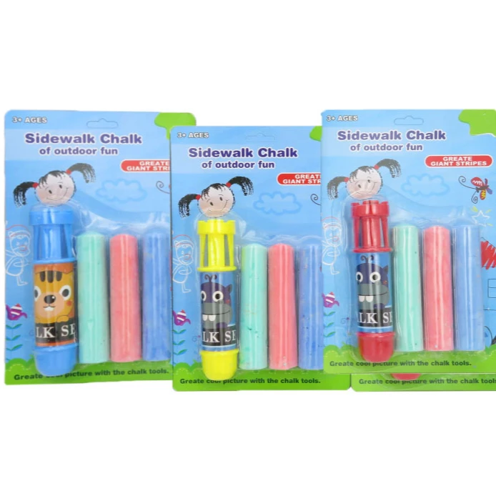 Wholesale Sidewalk Chalk Holder Chalk Paint Set Educational Toys for Kids
