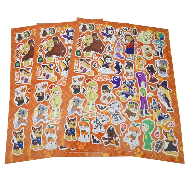 Оптовая продажа, экологически чистые наклейки a4 a5, Мультяшные этикетки для упаковки этикеток, индивидуальная печать, поцелуй, режущие виниловые наклейки