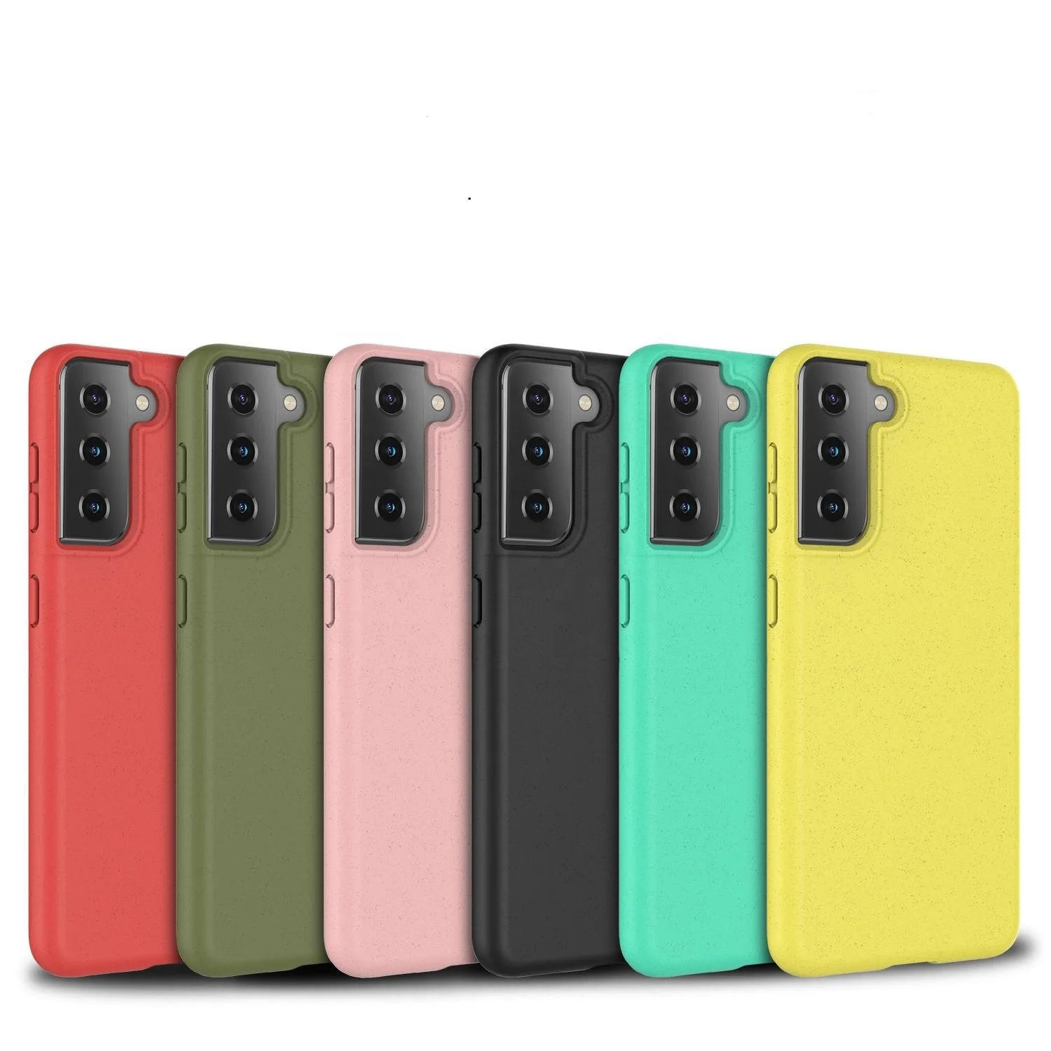 Wheat Straw Eco Friendly Recycled Mobile Phone Cases 100% Biodegradable Soft Phone case for Samsung Galaxy S22 Ultra/S22/A32/S21