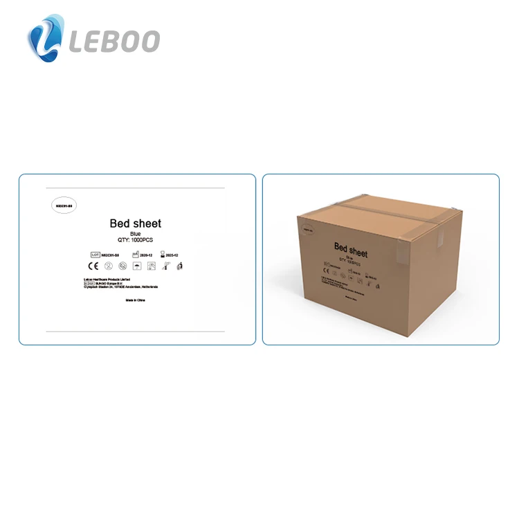 Leboo cheap disposable  sms bed sheet waterproof for hosiptal and other industry
