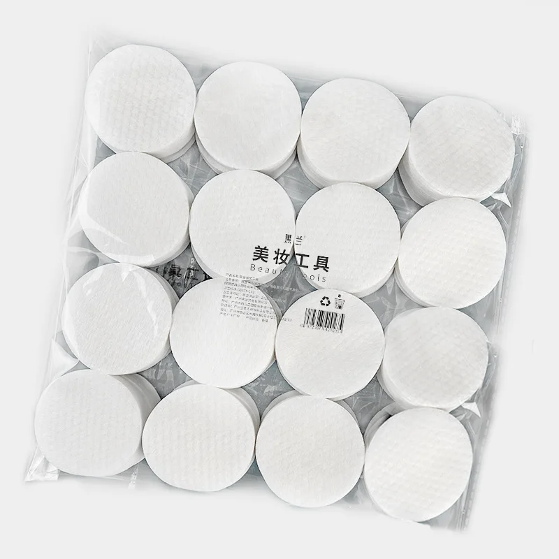 Round Cotton Pad Pearl Texture Make up Remover Pads Disposable Thickened Cotton Pads for Face Stock 300/600/1200 Piece 6CM