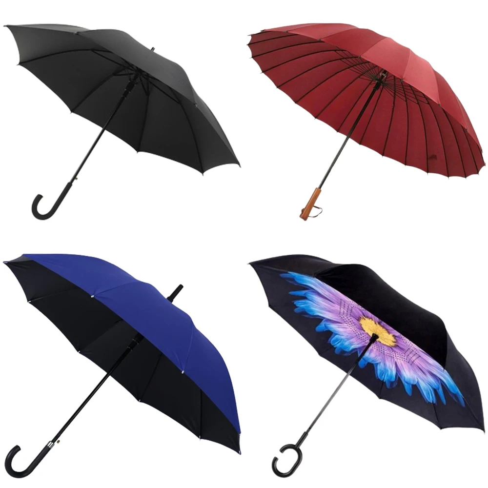 27Inch 8K FullyAutomatic Golf Umbrella,Umbrella Contemporary Design Straight Umbrella for Adults/