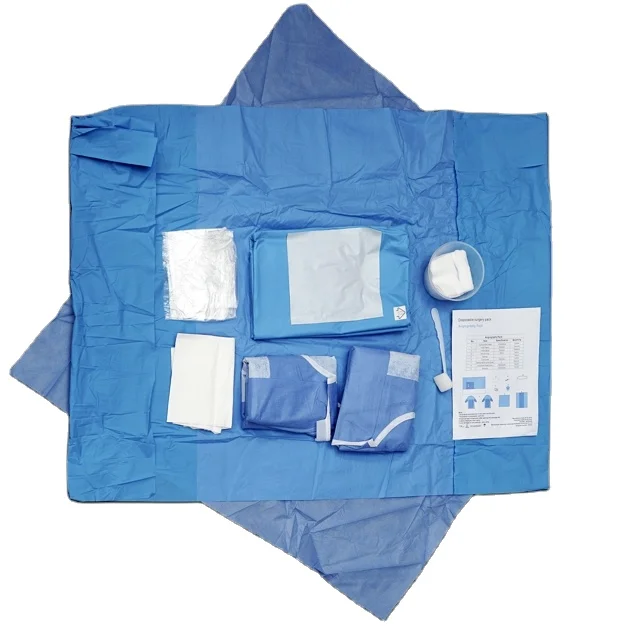 Medical Consumable Disposable Surgical Angiography Pack Sterile Angio drape set