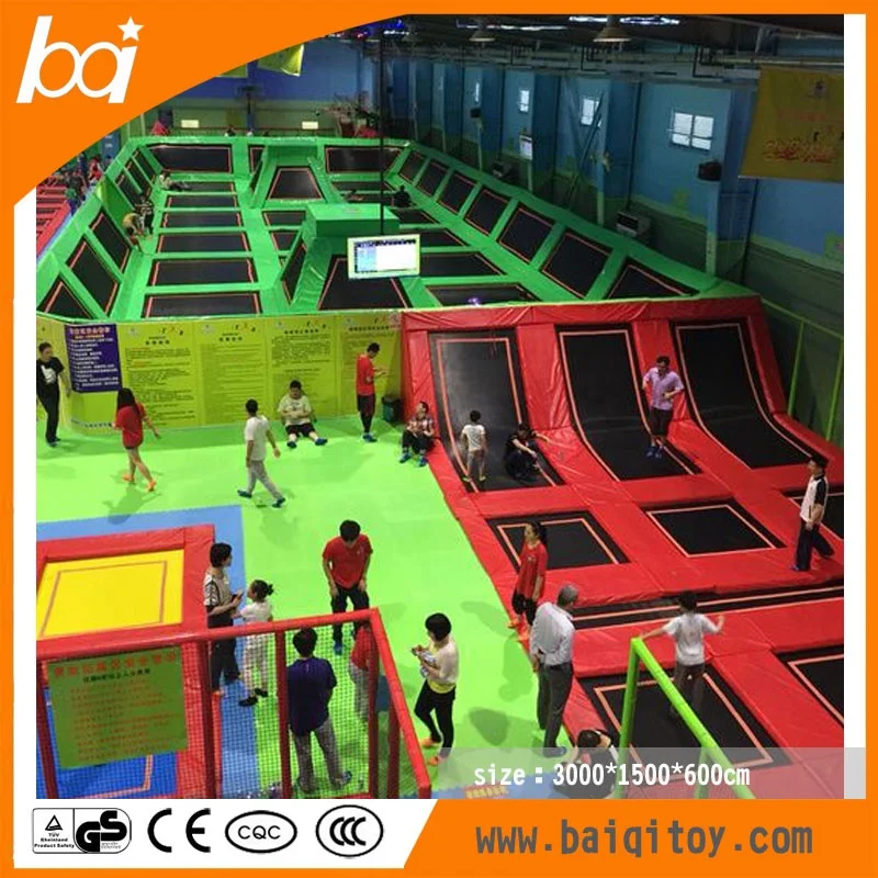 New Commercial Trampoline Parks Kids Foam Pit Block Adult Indoor Large Rectangular Bungee Jumping Children Trampoline Park