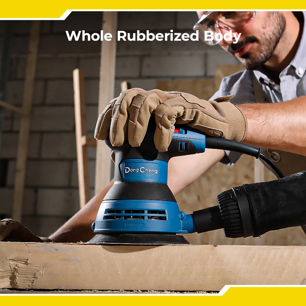 New product 125mm Electric 300W Sander Random Orbital Sander with ultra low vibration structure