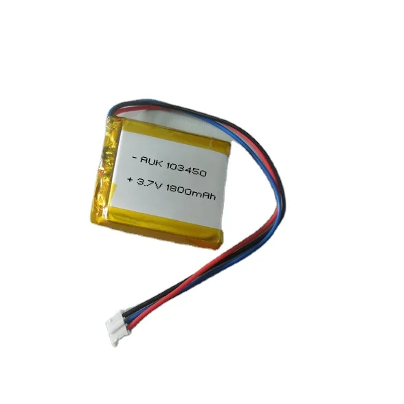 Lipo battery 103443 3.7V 1500mAh 103450 3.7V 2000mAh 1800mAh 124040 3.7V 2ah lithium polymer battery AUK battery New