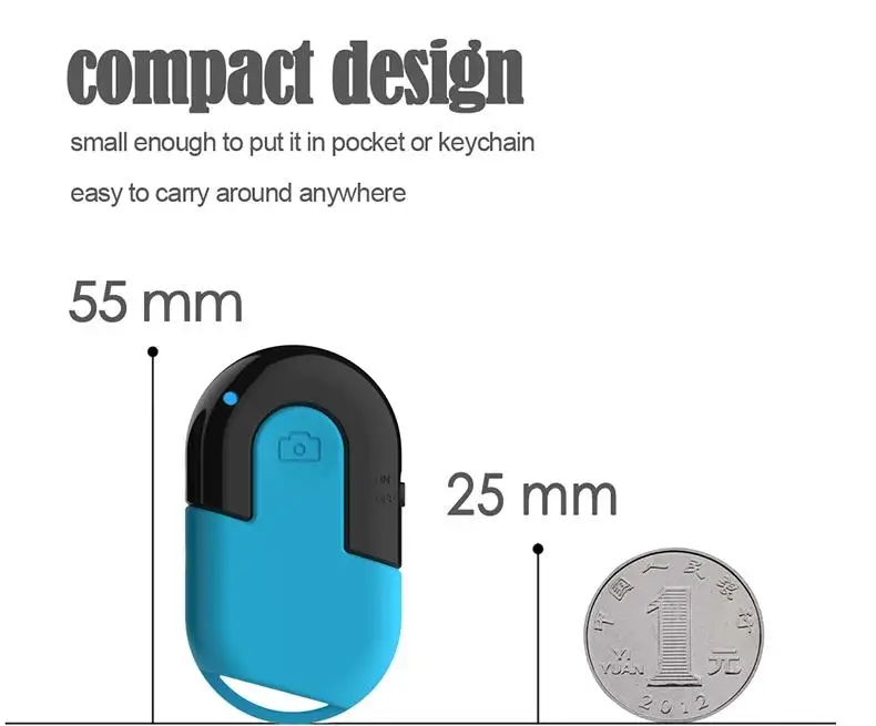 
Selfie stick tripod bluetooth camera remote shutter for smartphones remote control for video 