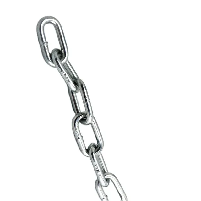 Wholesale Price Germany Standard Proof Coil Chain DIN 763 764 766 Steel Welded Link Chain with Stainless Steel 304 316 316L