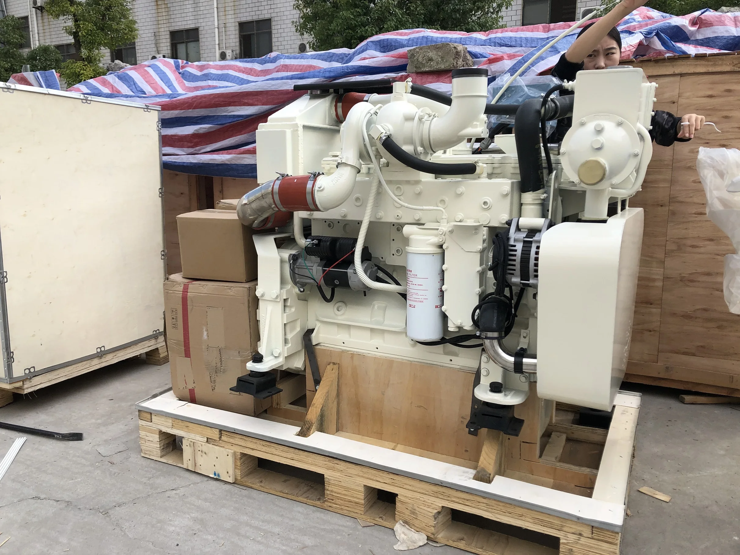  Оригинальный 8.9L 6LT дизельный двигатель Common Rail в 6LTA8.9 для строительных машин