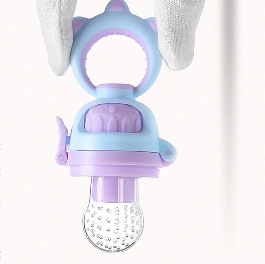 Прямая продажа с фабрики, силиконовая детская кормушка для фруктов, соска, пищевой материал, Детская фруктовая соска, 3 размера в упаковке