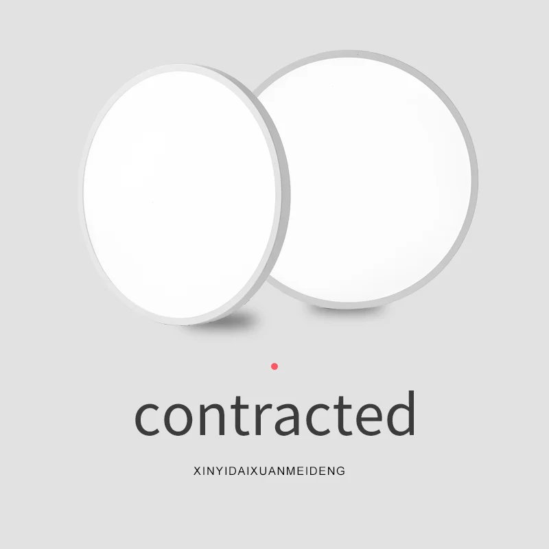 Современное украшение для дома пластиковая круглая подвесная Светодиодная панель потолочный светильник поверхностного монтажа