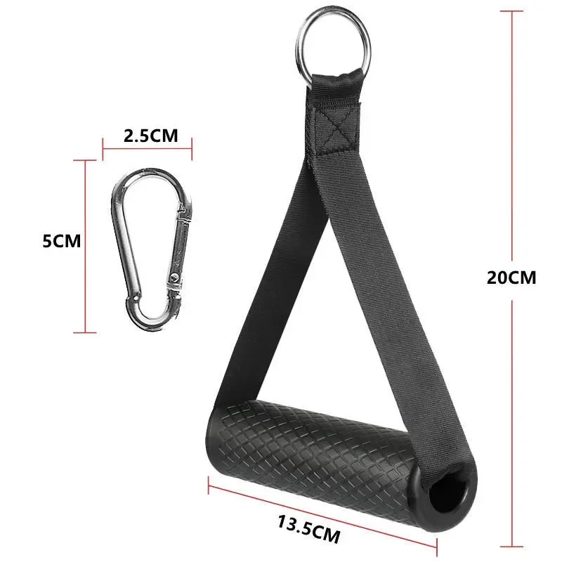 Gym Grip Resistance Bands Handles Fitness Anti-slip Grip Strong Nylon Webbing Grip Handle Gantry Accessory Multifunction