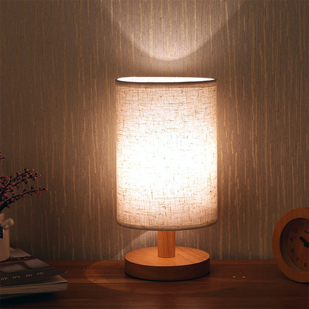 Warm And Simple Antique Decoration Night Light Chinese Retro Bedroom Sleep Bedside Table Lamp