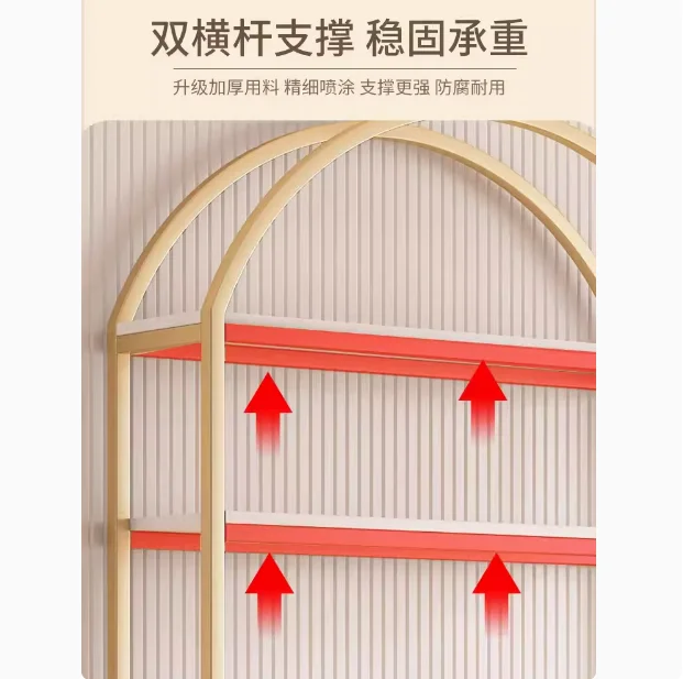 Cosmetics display cabinets products beauty salons nail art display cabinets samples glass shelves multi-layer skin care products