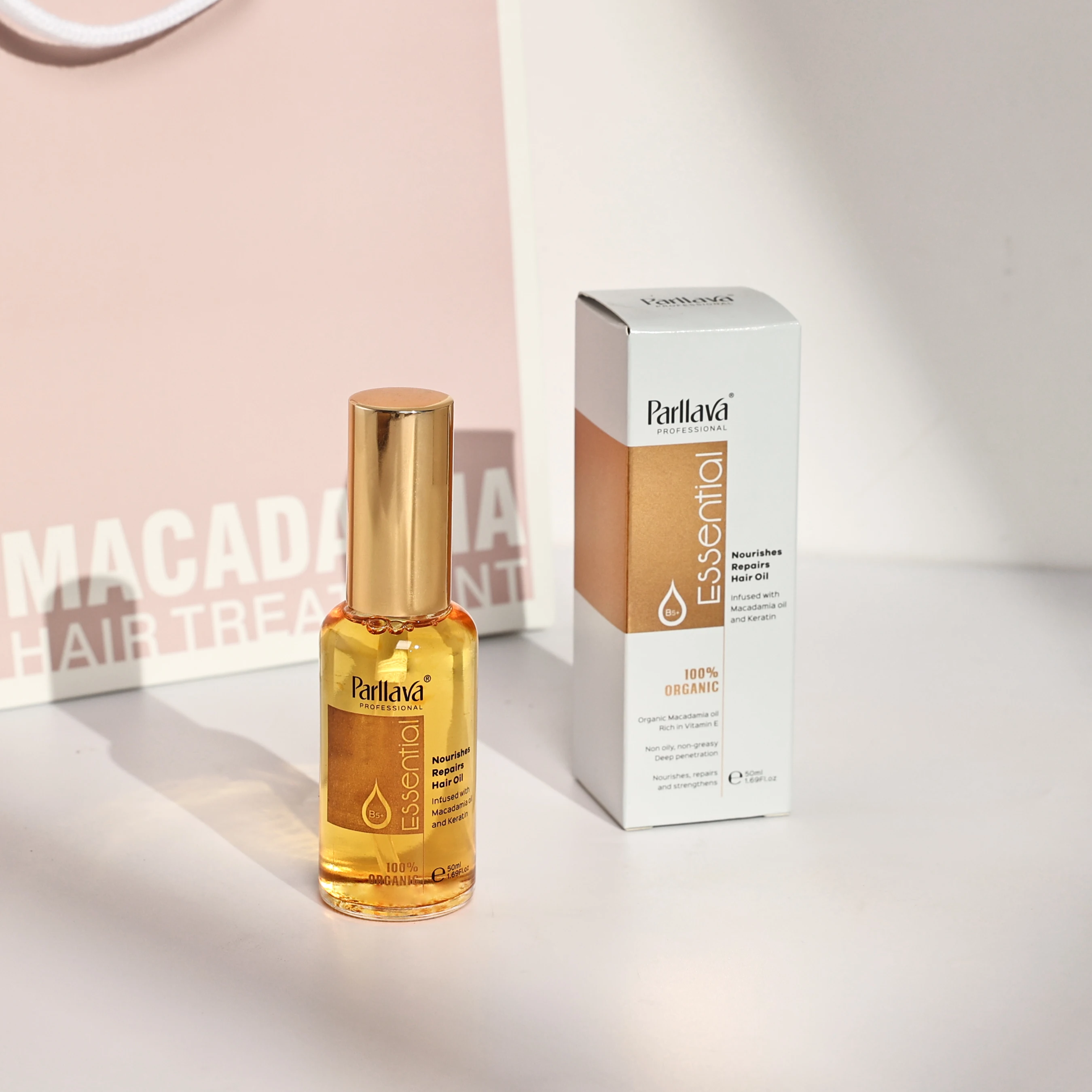 Custom Wholesale Macadamia Oil Keratin Hair Oil Natural Essential Oils For Hair Growth