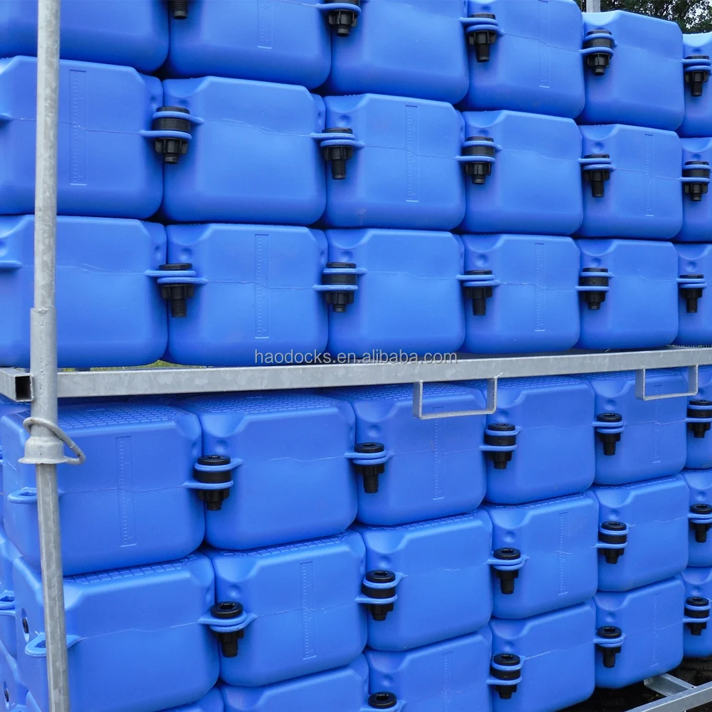 
maintenance-free modular HDPE floating pontoon dock blocks 