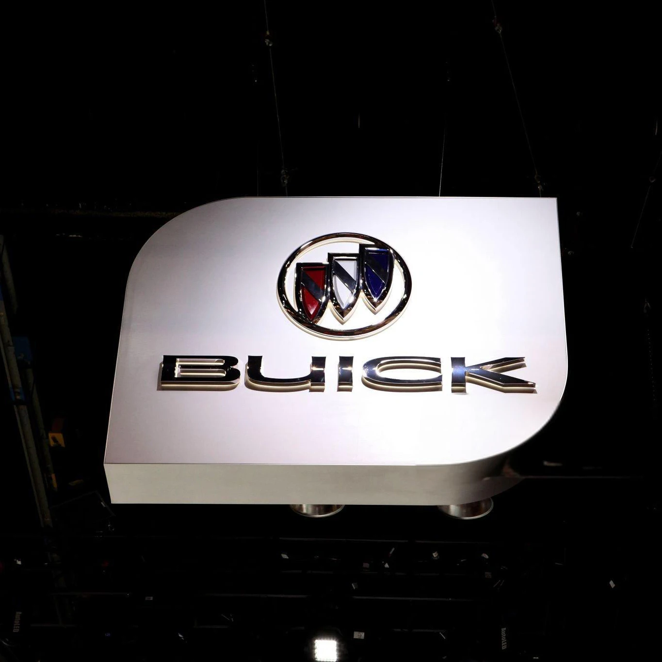 4S Custom Advertising Sign Logo 3D LED Channel Letter Buick Automotive Signage Auto Emblem Wall Mounted Vacuum Coating Car Logo