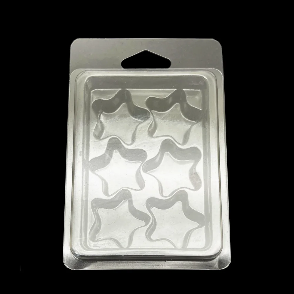 Spot candle blister 6 grid 8 grid aromatherapy wax block essential oil transparent plastic box wax melt packaging shell