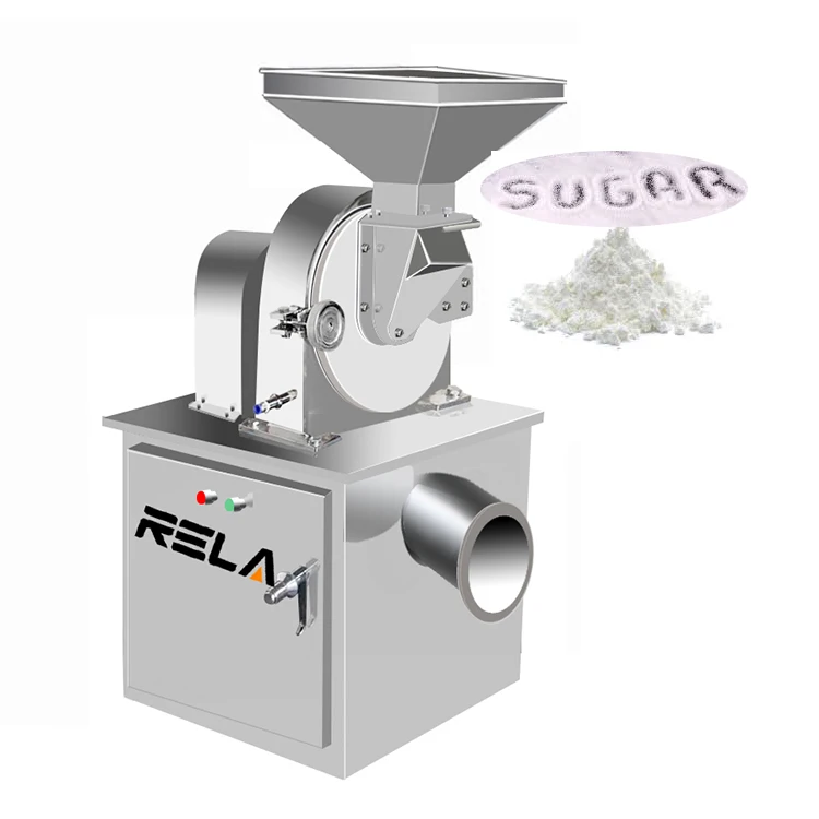 CE commercial mini 30 kg/h SUS304 stainless steel automatic sugar crusher pin mill for factory