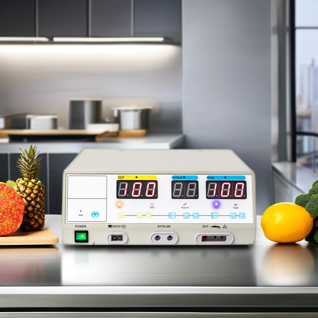 300W Surgical Cautery Diathermy Machine Bipolar Electrocautery Electrosurgical Unit Steel Plastic Metal Materials Electric Power