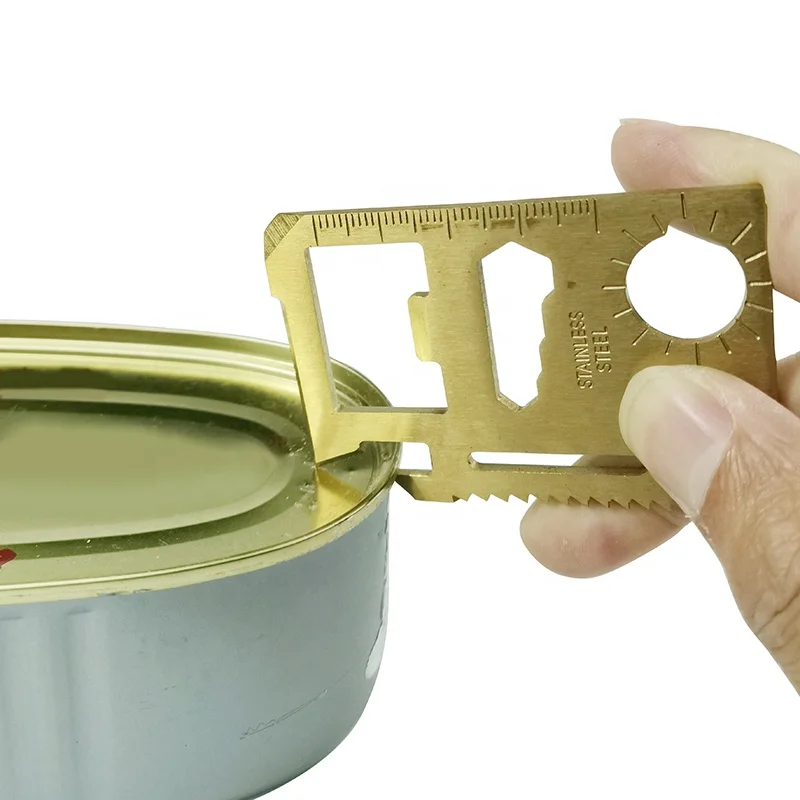 Hot Sales Survival Rescue Emergency Tool EDC Stainless Steel Credit Card Multi Tool