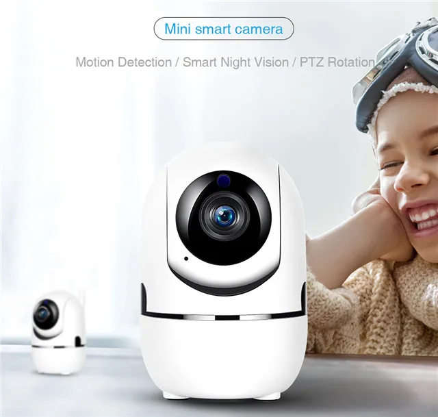 HD 1080P icloud автоматическое отслеживание домашней безопасности p2p мини беспроводная скрытая Ip-камера с ночным видением добавить SD-карту