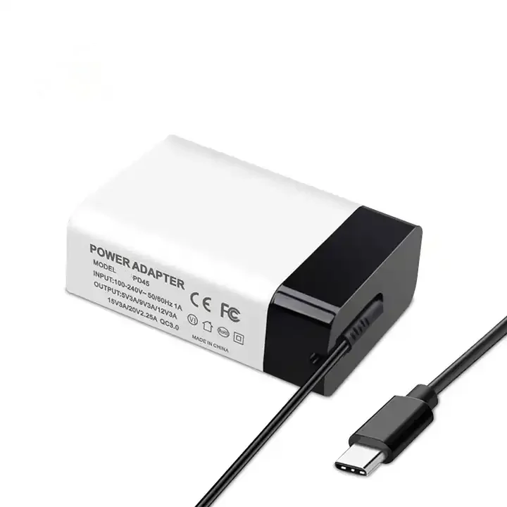quick charge 3.0 pd usb c laptop charger for lenovo chromebook 45w for lenovo 300e charger type c 45w