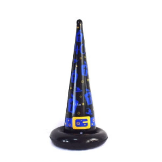 Hot Halloween party throwing hat circle game holiday toys props parent-child games inflatable witch hat circle for kids adults