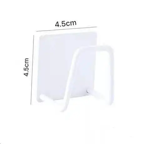 CL110 Kitchen Sponge Rack 304 Stainless Steel Punch-free Paste Sink Drain Rack Wall-mounted Sponge Storage Sink Rack