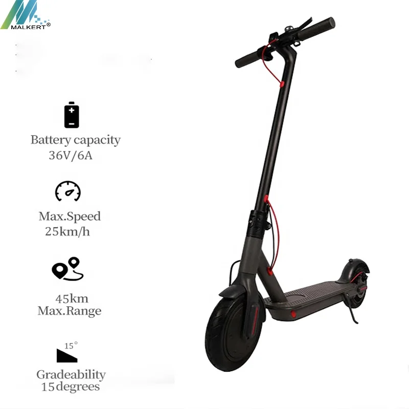 Folding Electric Scooter Fast Electric Scooter Portable 36V 6A 250W Kick Scooter Foldable