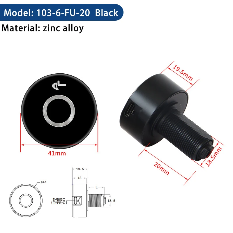 High Quality Drawer Lock Smart Cabinet Door Hidden Biometric Smart Electronic Fingerprint Cabinet Drawer Lock