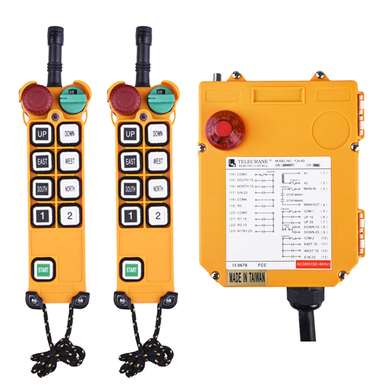F24-8S Telecrane manufacturers industrial wireless radio remote controls for cranes