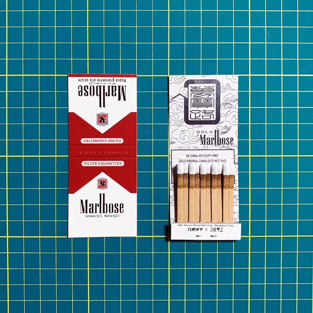 Custom Match book Personalized White box  printing logo custom whole black Matches Safety Matches