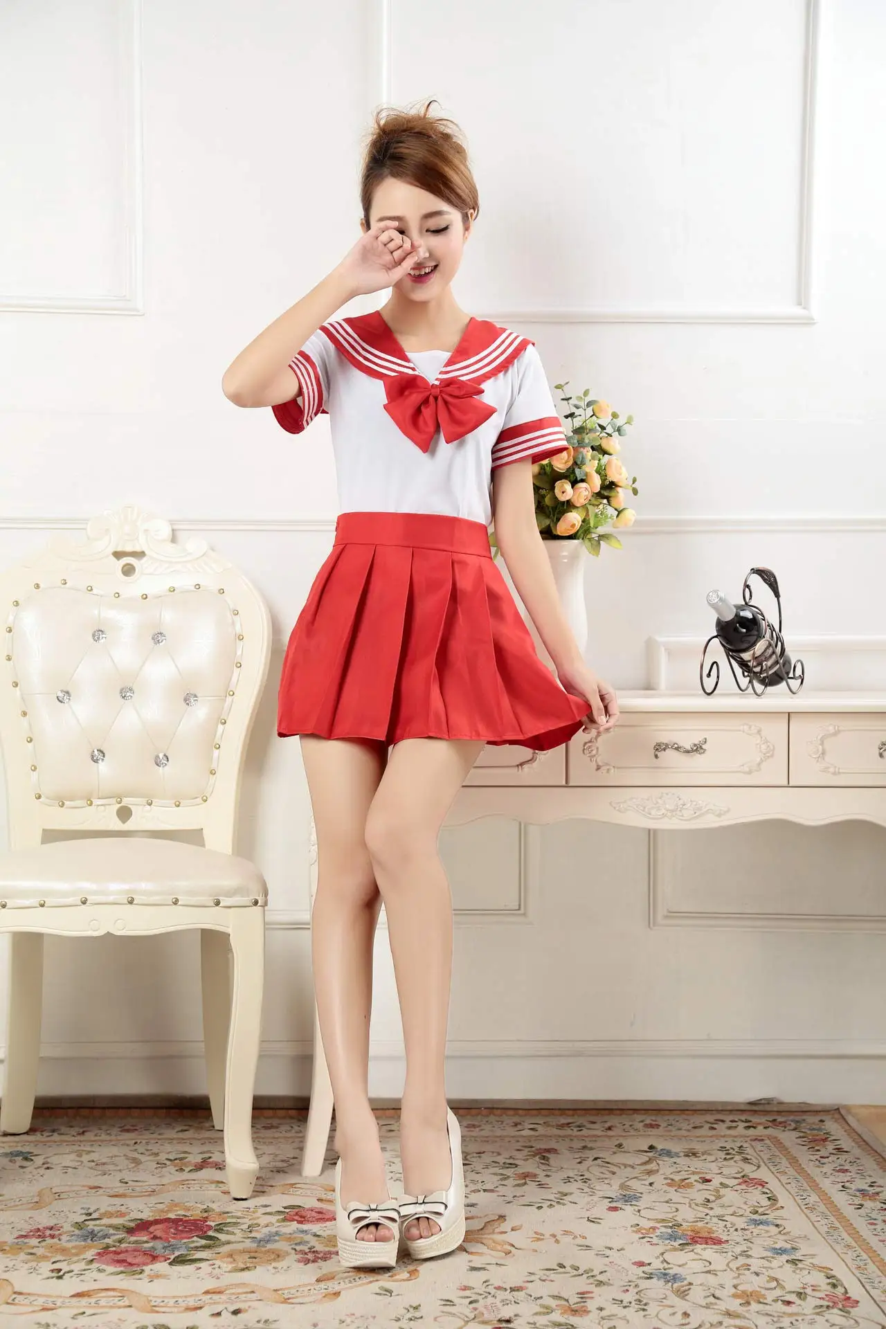 Japanese School Girl Sailor Uniform