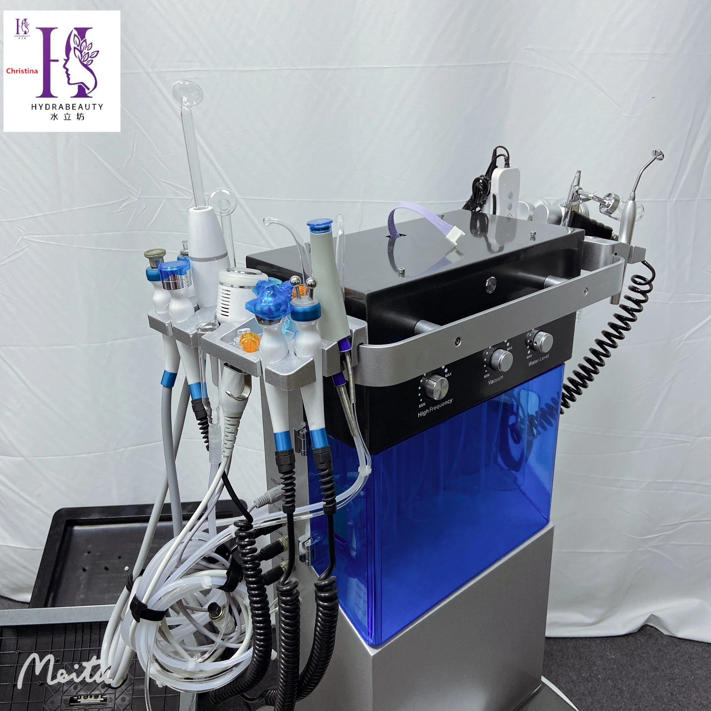 13 in 1 Professional Microdermabrasion Machine Hydrafacy Machine Oxygen Facial Diamond Hydrofacy Machine
