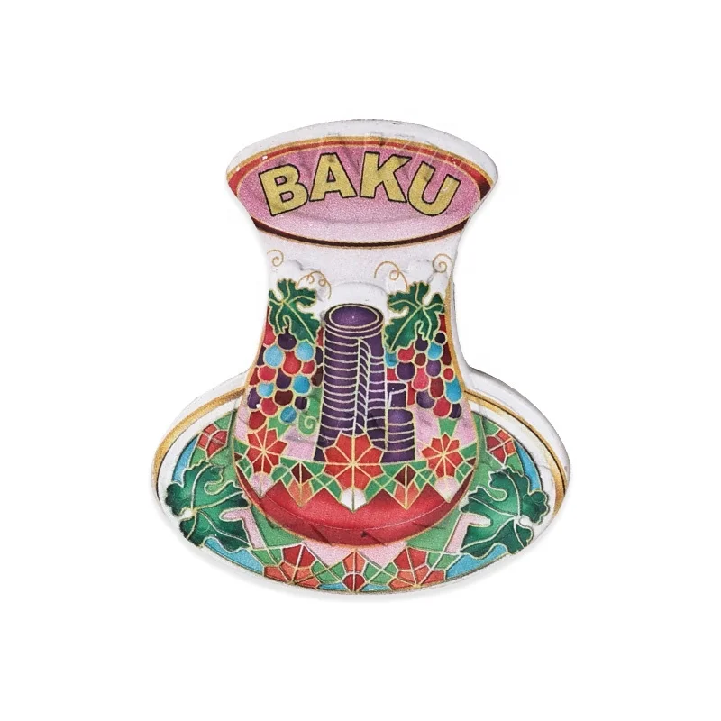 Custom Promotional 3D Polyresin Resin Fridge Magnet Customized Country City Resin Refrigerator Magnet Tourist Souvenir