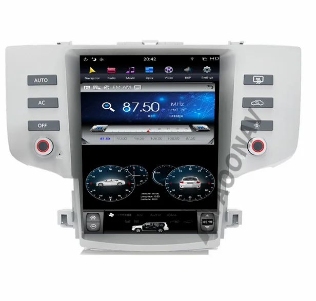 радио головное устройство двойной din 12 1 дюймов DVD навигация для TOYOTA Reiz 2005-2009 поддержка carplay Камера просмотра