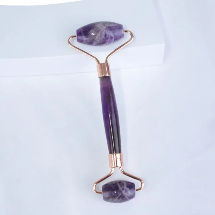 skin rejuvenation natural stone massage royal jade amethyst facial roller