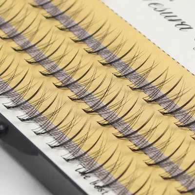 10D Premade Eyelash Fans Manufacturer Volume Fans Eyelash Extension Customized Pre Made Fans 3D 6D 12 root Glitter Black