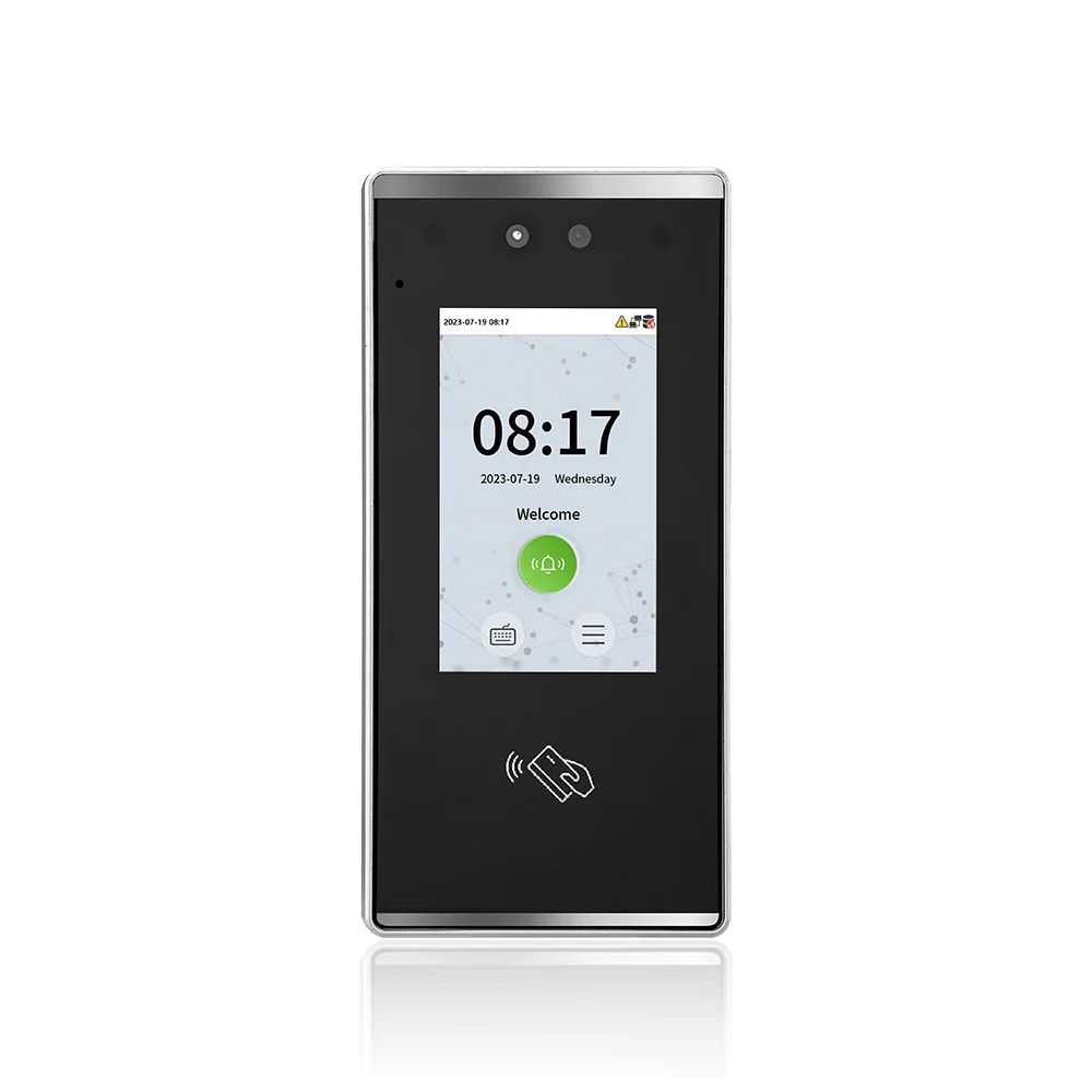 Водонепроницаемая Ip65 распознавание лица Биометрические отпечатки пальцев Wi-Fi система контроля доступа время