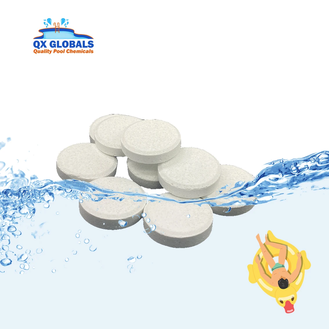 Хлор TCCA 90% порошок/гранулы/таблетки химикат для очистки воды для бассейна