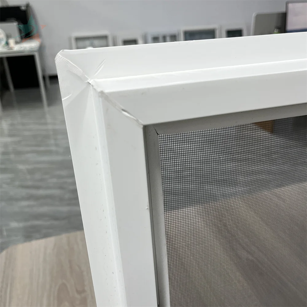 Custom design double glass upvc hopper window price per square meter