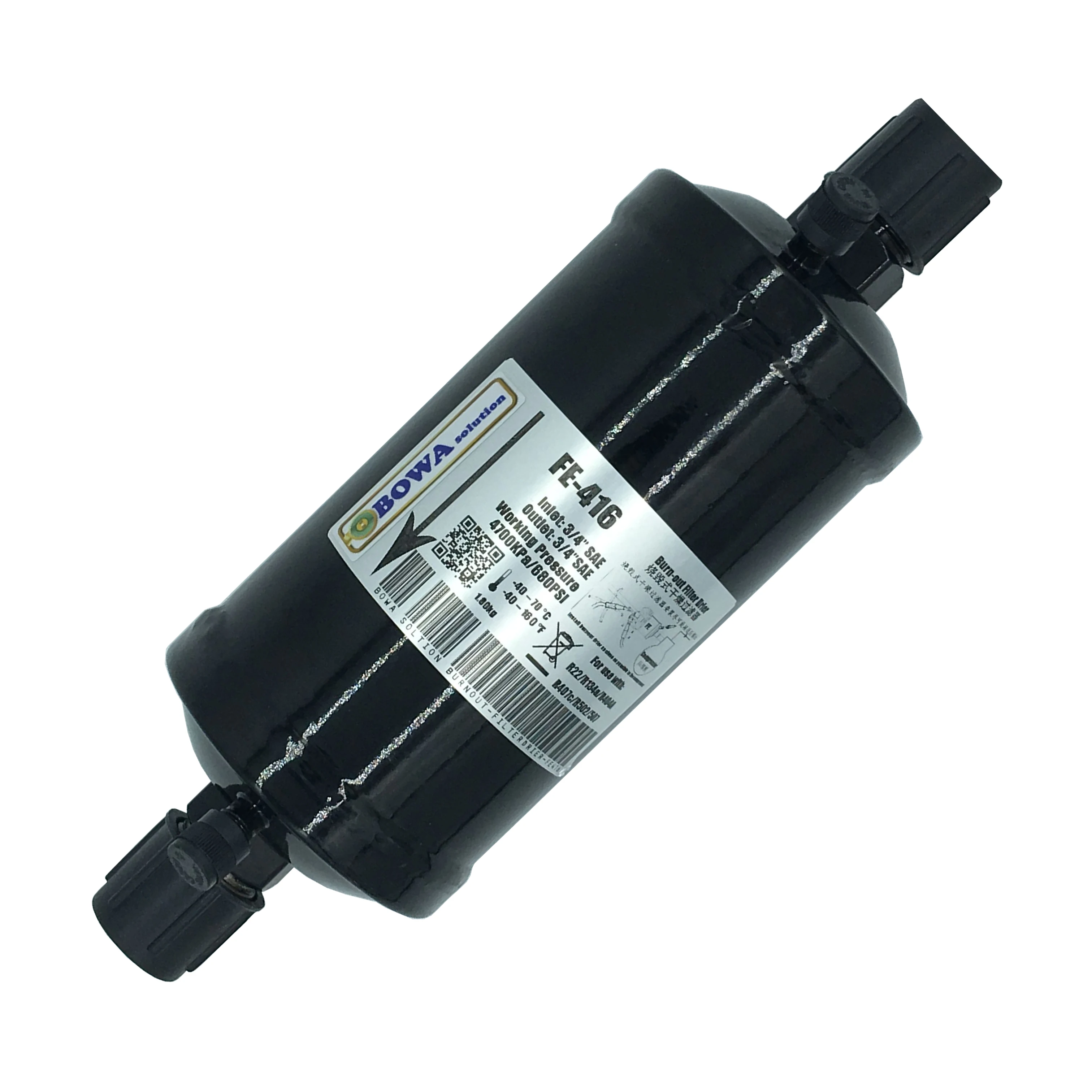 Installation of suction line filter driers protect their cooling equipment from contaminants left in the system after a burnout