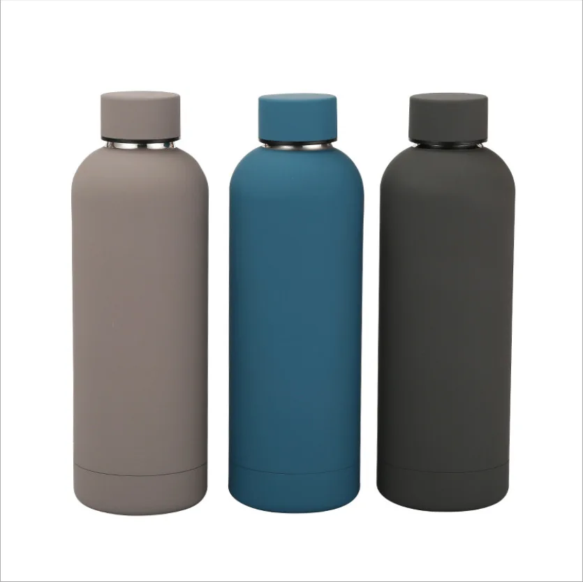 500ML Stainless Steel Vacuum Insulated Water Bottle Double Walled Reusable Metal Water Bottle Sports Flask