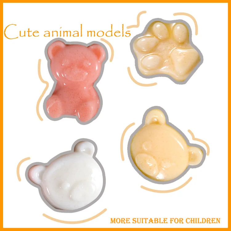 Top Selling 2024 New Arrivals Silicone Ice Cube Tray Cute Animal Styles Ice Cream Maker For Summer