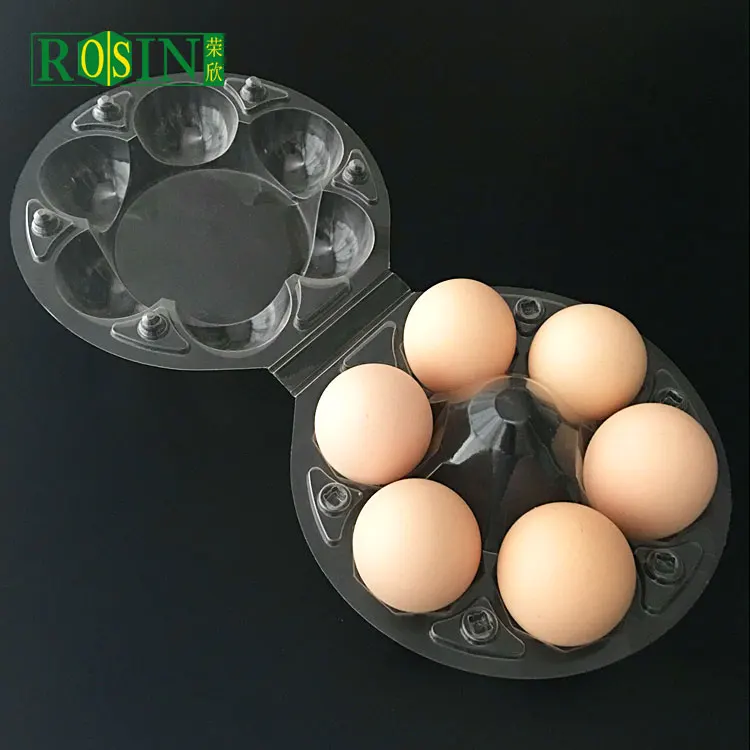 One Time Egg Tray Supermarket Plastic PVC Factory Price Accept Type Disposable Transparent Clear Round Egg Tray